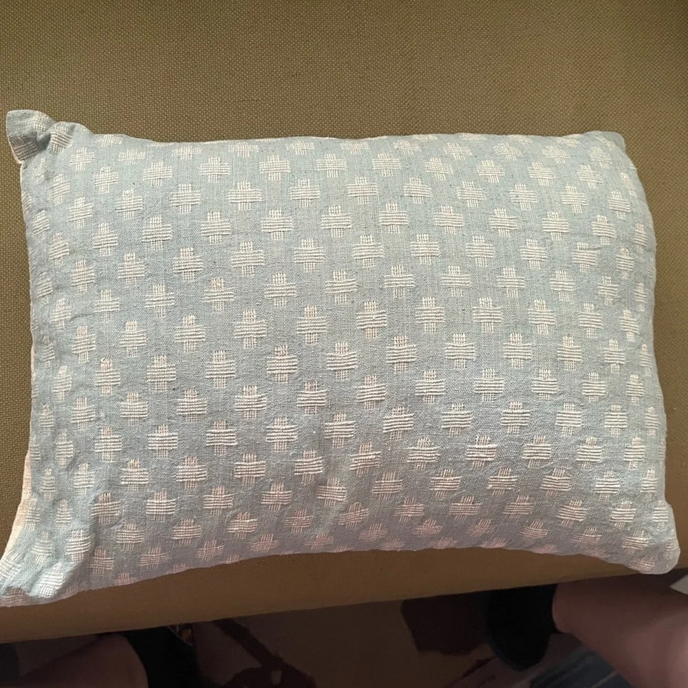 West Elm Jacquard Leaf Pillow Cover and Insert